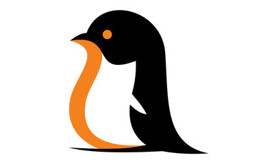 Fototapeta premium penguin logo design