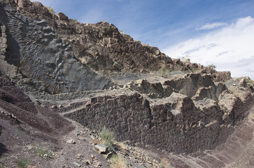 The bottom of an ancient sea