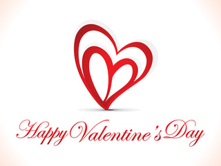 abstract artistic valentine heart background