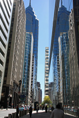 Philadelphie, gratte-ciel du quartier des affaires, USA