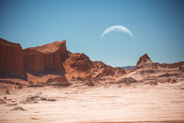 The moon in the Moon Valley.