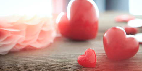 Obraz premium valentines background