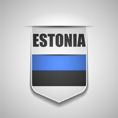 Estonia shield sign