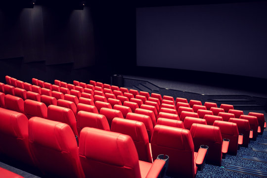movie theater or cinema empty auditorium