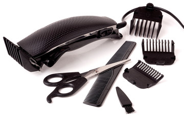 hair clipper isolated on white background