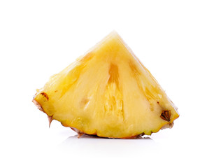 pineapple with slices isolated