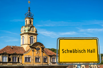 Ortstafel Schwäbisch Hall