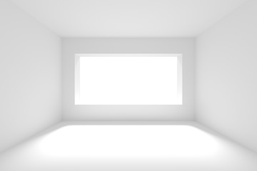 Empty Room With Open Window