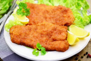 Zitrone Schnitzel