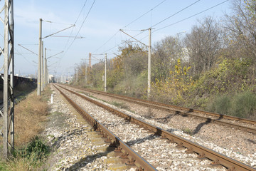 Obraz premium train railing