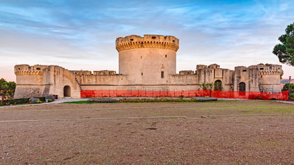 Castle Tramontano of Matera in Basilicata 