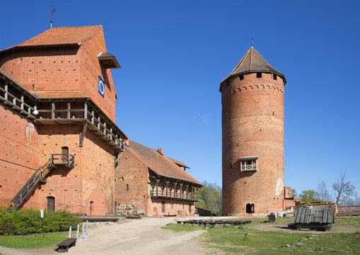 Здания Турайдского замка. Латвия