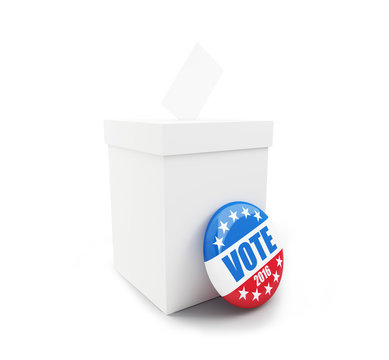 presidential election USA in 2016 white background