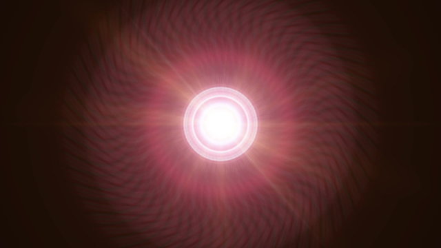 Pulsar 007 4K: A graphic Pulsar star radiating light and pulsating energy (Video Loop).