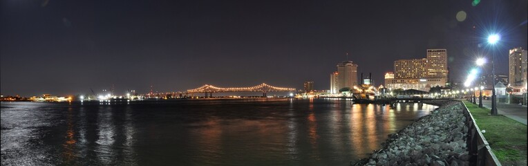 Waterfront Panorama - New Orleans, Louisana, USA