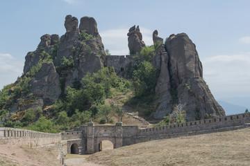 Belogradchik stone Fortress in Bulgaria, Europe