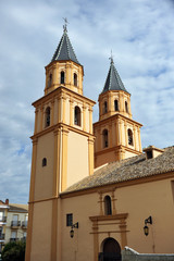 Fototapeta na wymiar Iglesia de Nuestra Señora de la Expectación, Órgiva, provincia de Granada, Espña