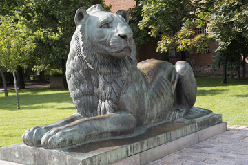 Lion in front of the Monument of an Unknown Warrior, Sofia, Bulgaria