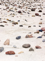 stones on the beach