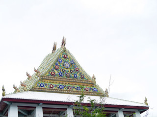 Obraz premium Gable of thai temple .