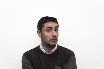 A surpriced portrait