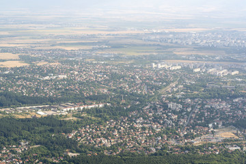 Fototapeta premium Sofia from Vitosha mountain
