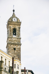 Fototapeta na wymiar Bell tower in Vitoria, Pais Vasco, Spain