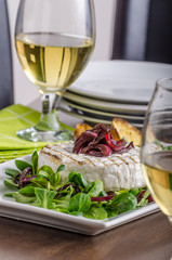Grilled camembert