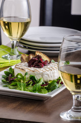 Grilled camembert