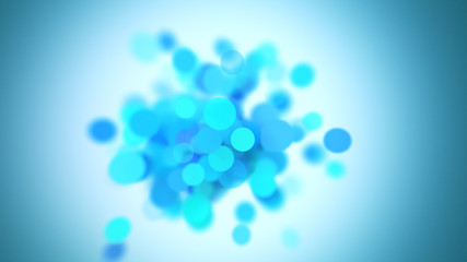 Bokeh with depth of field, Valentine’s Day background