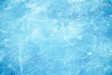 Deurstickers Frozen background of ice © Mexrix