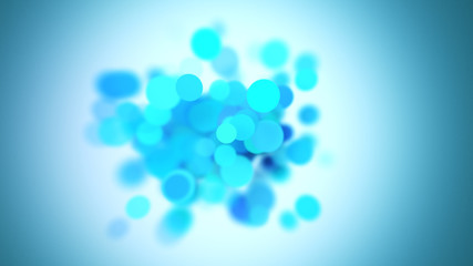 Bokeh with depth of field, Valentine’s Day background