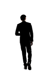 Confident businessman walking