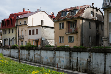 Fototapeta na wymiar Cetinje street view. Montenegro.