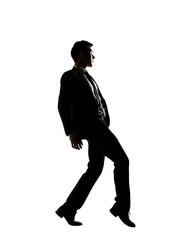 Asian businessman dancing