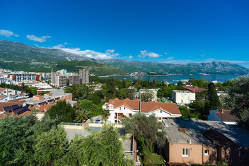 Fototapeta na wymiar The Budva cityscape. Montenegro.
