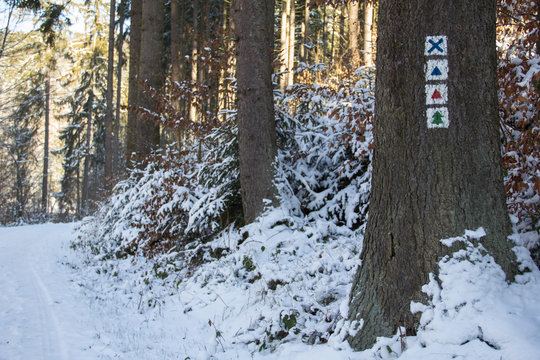 olit&auml;tenwanderweg Symbole Schwarzatal 02