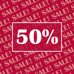 Fototapeta na wymiar Sale discount design. Special offer price signs. Sale concept for shops, web and other commerce. Vector illustration.