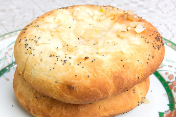 Jewish onion bread - Pletzel