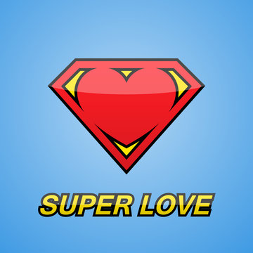 Logo. Heart. Super love.