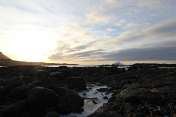 The wilderness of the Faroe Islands 