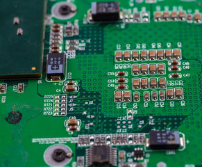  circuit board background of computer motherboard