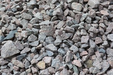 Crushed stones texture or background