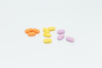 Obraz na płótnie Canvas Vitamin C tablets