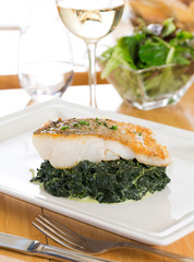 Poisson blanc Dos de Lieu noir