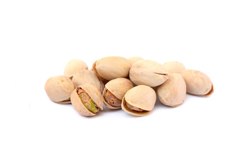 Fototapeta na wymiar shelled pistachios