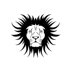 Fototapeta na wymiar Logo with head of a lion