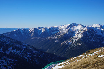 Krajobraz górski zimą © Aruru