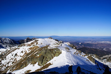 Krajobraz górski zimą © Aruru