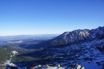 Krajobraz górski zimą © Aruru